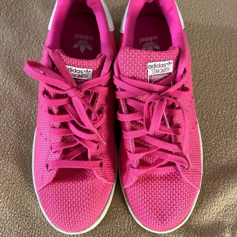 adidas stan smith pink sneakers